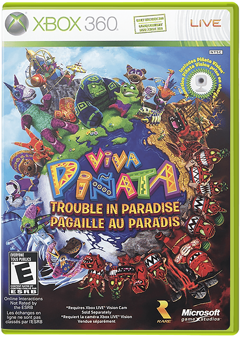 Viva Pinata: Trouble in Paradise box art for Xbox 360